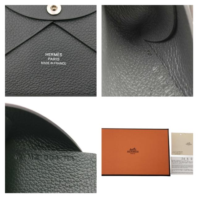超美品 HERMES エルメス カードケース カルヴィ デュオ - グリミスティ  