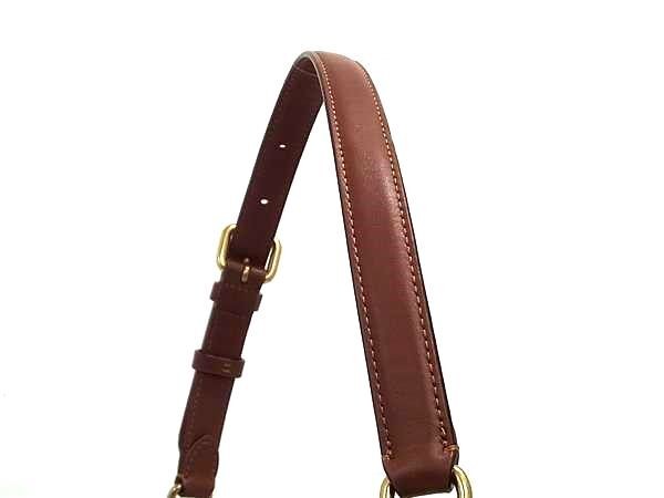 COACH コーチ ショルダーバッグ シグネチャー ウィロウ CW882 ブラウン系 PVC×レザー レディース ゴールド金具 美品【本物保証】_1