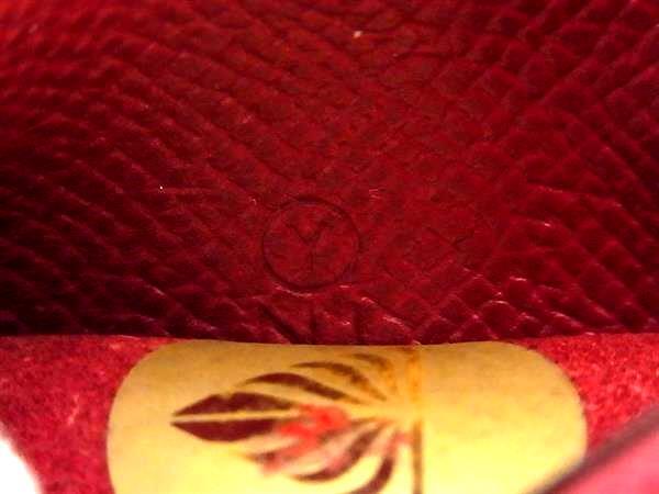 手帳カバー アジェンダ Y刻印 ブラック レザー 赤 HERMES エルメス  