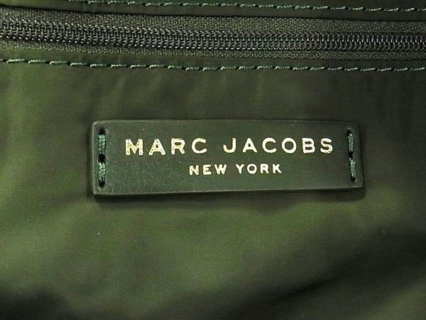 MARC JACOBS マークジェイコブス ハンドバッグ グリーン系 ナイロン レディース キルティング ゴールド金具 美品【本物保証】_5