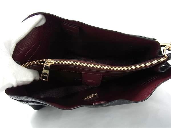 COACH コーチ ハンドバッグ ハンナ CH537 ブラック レザー パイソン型押しレザー レディース 2WAY ゴールド金具 美品【本物保証】_5