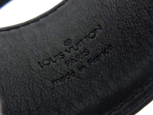 LOUIS VUITTON ルイヴィトン ブレスレット ブラスレ セリュール M92118 ブラック モノグラムサテン ユニセックス ゴールド金具 美品【本物保証】_1