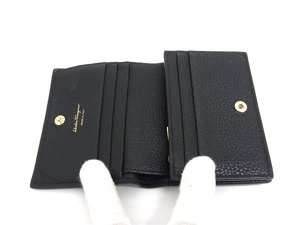 Salvatore Ferragamo フェラガモ 財布 ガンチーニ 22 D514 ブラック  