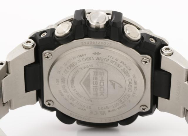 CASIO カシオ 腕時計 G-SHOCK G-STEEL GST-B100 Series GST-B100D-1AJF ブラック シルバー系 樹脂／ステンレススチール メンズ アナログ 美品【本物保証】_3