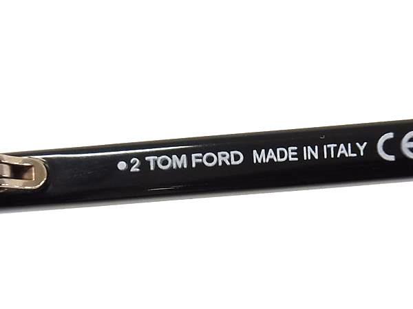 TOM FORD トムフォード サングラス Fletcher TF832 ブラック クリアブルー プラスチック メンズ 超美品【本物保証】