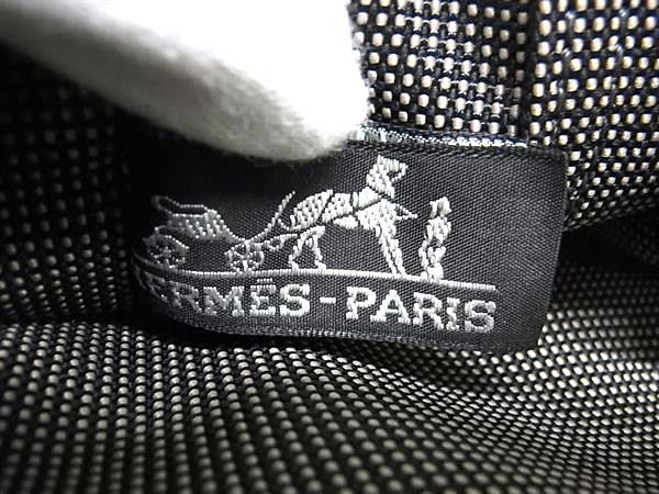 HERMES エルメス トートバッグ エールライン トートMM グレー キャンバス ユニセックス シルバー金具 美品【本物保証】_1