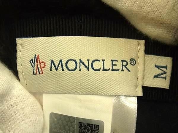 MONCLER モンクレール ハット フライトキャップ A2-093-00361-00-04992 ブラック系 ナイロン100%×フォックスファー ユニセックス 美品【本物保証】_3