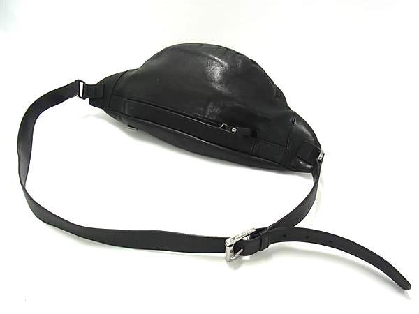 JIMMY CHOO ジミーチュウ ボディバッグ デリー - ブラック レザー ユニ