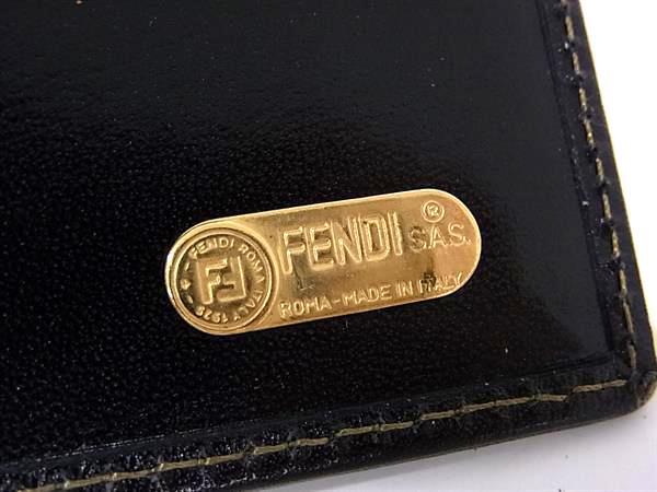 FENDI フェンディ 二つ折り財布 ズッカ Wホック 長財布 2804 01339