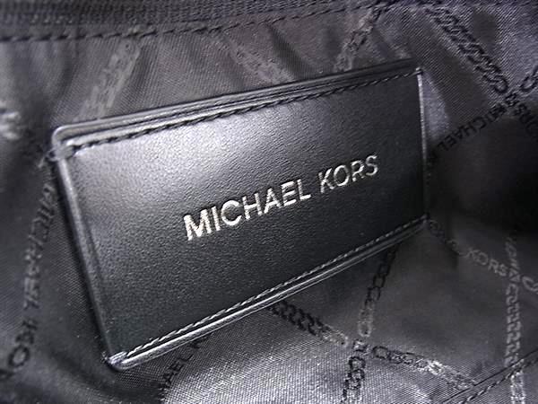 新古未当てはめる見せびらかす品 MICHAEL KORS マイケル教科課程 二つ目御徒面子 ハドソン 周遊車寄せ 33F4LHDV1L 黒いこと なめし革 メンズ クラッチペダル御徒面子【本物言いはなつ】