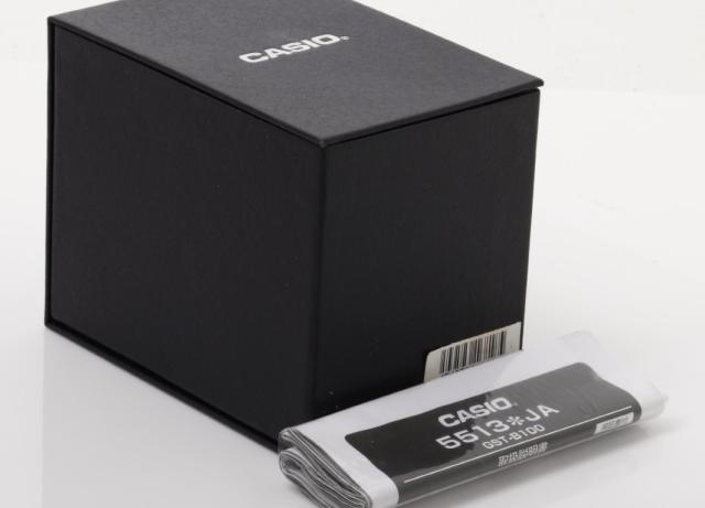 CASIO カシオ 時計 GSHOCK GSTEEL GSTB100 Series GSTB100 ブラック シルバー 樹脂／ステンレススチール メンズ アナログ 美品【本物保証】_5