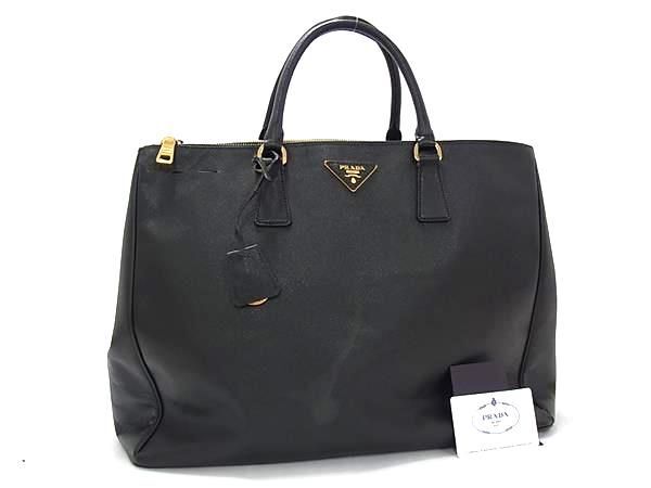 PRADA プラダトートバッグレザー本物保証