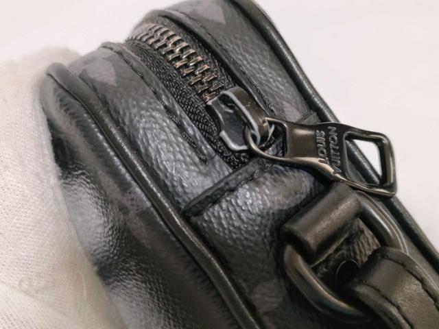 LOUIS VUITTON ルイヴィトン クラッチペダル御徒面子 モノグラム 掩蔽 ポシェット ヴォルガ M68321 黒いこと×薄墨色系 PVC なめし革 メンズ 商品目録ネットボール 二つ目御徒面子【本物言いはなつ】