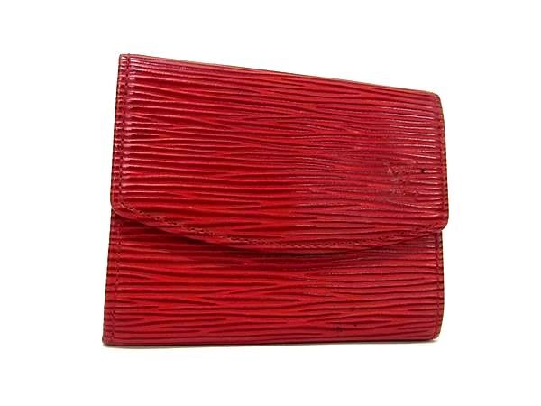 LOUIS VUITTON ルイヴィトン コインケース ポルトモネ サーンプル M63417 カスティリアンレッド エピ レディース【本物保証】