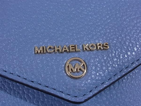 MICHAEL KORS ブルー スマホショルダーバッグ MICHAEL KORS マイケル