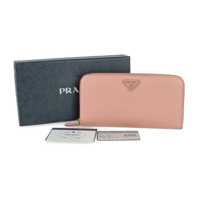 アウトレット】PRADA プラダ 1ML506 長財布 ピンク系 大容量