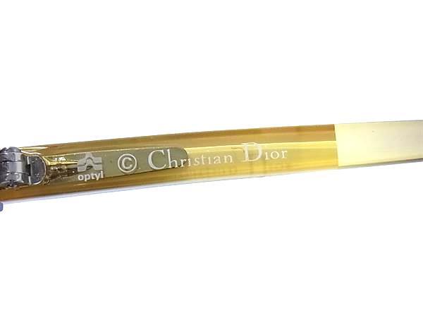 ChristianDior ディオール サングラス CDロゴ 2238 ブラウン クリアグレージュ プラスチック レディース 美品【本物保証】 ChristianDior ディオール サングラス CDロゴ 2238 ブラウン クリア