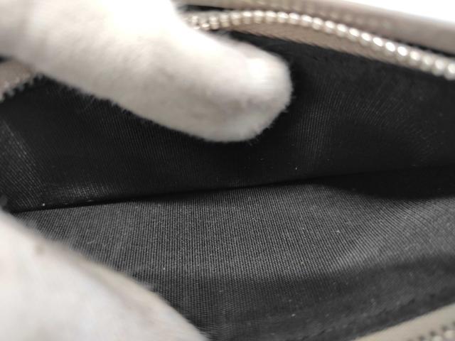 DIOR HOMME ディオールオム 財布 グレー レザー メンズ 二つ折り長財布 新古未使用展示品【本物保証】