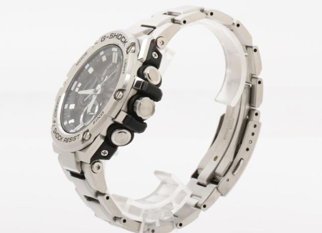 CASIO カシオ 腕時計 G-SHOCK G-STEEL GST-B100 Series GST-B100D-1AJF ブラック シルバー系 樹脂／ステンレススチール メンズ アナログ 美品【本物保証】_1