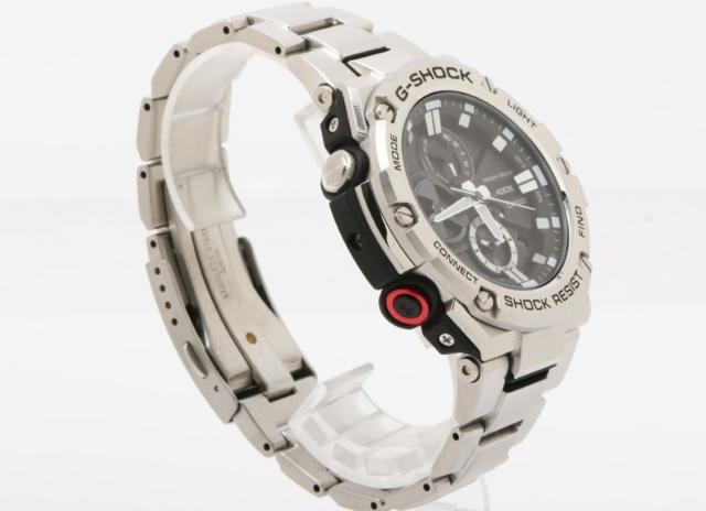 CASIO カシオ 腕時計 G-SHOCK G-STEEL GST-B100 Series GST-B100D-1AJF ブラック シルバー系 樹脂／ステンレススチール メンズ アナログ 美品【本物保証】_2