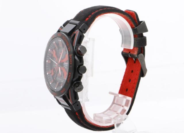 CASIO カシオ 時計 EDIFICE SOSPENSIONE エディフィス Honda Racing Red Edition EQB2000HR1AJR ブラック レッド ステンレススチール メンズ 鈴鹿サーキット60周年記念 アナログ 美品【本物保証】_1