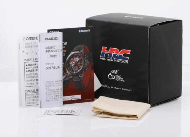 CASIO カシオ 時計 EDIFICE SOSPENSIONE エディフィス Honda Racing Red Edition EQB2000HR1AJR ブラック レッド ステンレススチール メンズ 鈴鹿サーキット60周年記念 アナログ 美品【本物保証】_6