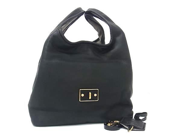 LOEWE ロエベ ハンドバッグ カリエ ブラック レザー レディース【本物保証】