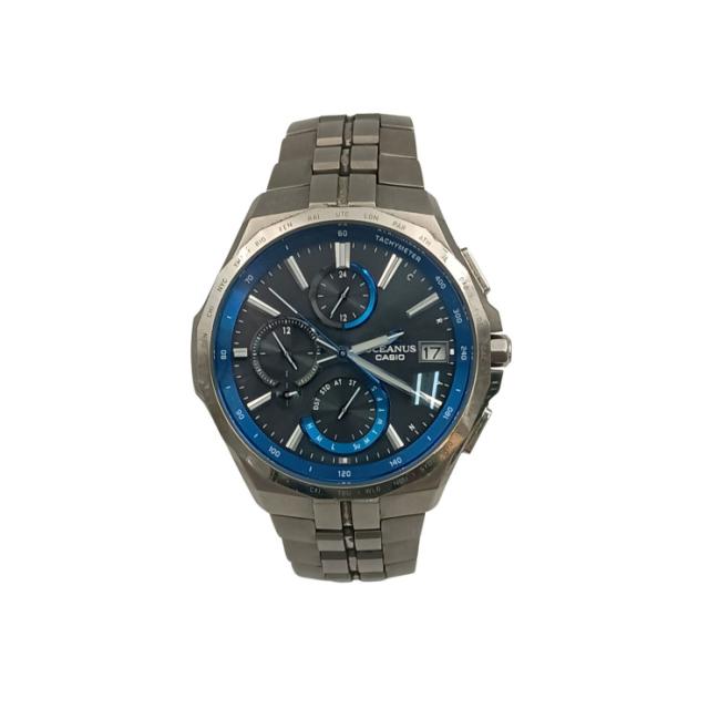 CASIO カシオ 時計 OCEANUS オシアナス Manta S5000 Series OCW-S5000-1AJF ブラック文字盤系 チタン メンズ アナログ 美品 CASIO カシオ 時計 OCEANUS オシアナス Manta S5000 Series OCW-S5000