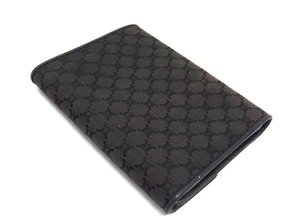 CELINE セリーヌ レザー トリオンフ マカダム 三つ折り財布