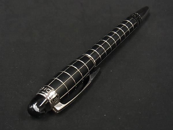 MONT BLANC モンブラン ボールペン スターウォーカー シルバー ブラック メタル ラバー メンズ キャップ式 美品【本物保証】 MONT BLANC モンブラン ボールペン スターウォーカー シルバー