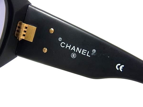 CHANEL シャネル サングラス ココマーク 01451 90405 ブラック プラスチック ユニセックス ゴールド金具【本物保証】 CHANEL シャネル サングラス ココマーク 01451 90405 ブラック
