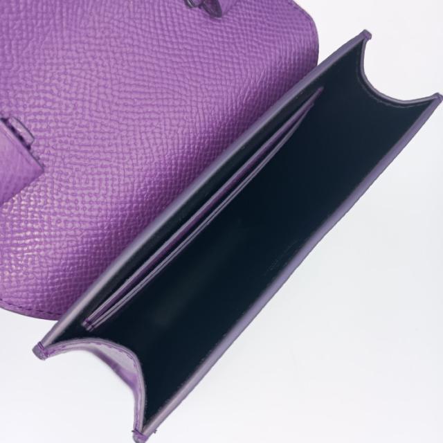 新古未使用展示品 dunhill ダンヒル ショルダーバッグ カドガン ショルダーポーチ - バイオレット系 レザー ユニセックス ミニバッグ クロスボディ【本物保証】_7