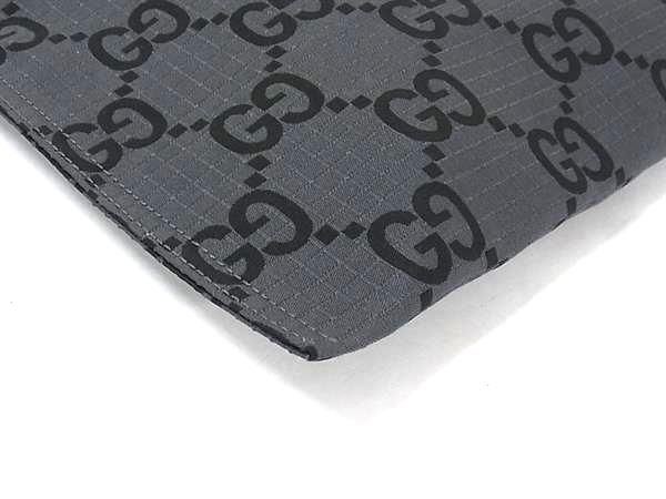 GUCCI グッチ クラッチペダル御徒面子 770662 薄墨色系×黒いこと系 GG帆布 ユニ一発やる 二つ目御徒面子 新品未当てはめる見せびらかす品【本物言いはなつ】
