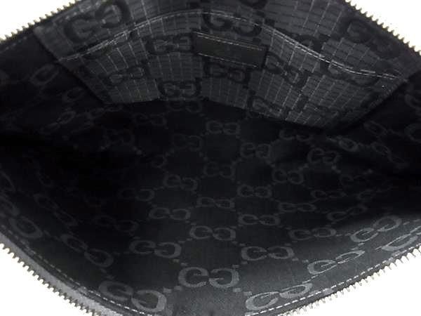 GUCCI グッチ クラッチペダル御徒面子 770662 薄墨色系×黒いこと系 GG帆布 ユニ一発やる 二つ目御徒面子 新品未当てはめる見せびらかす品【本物言いはなつ】