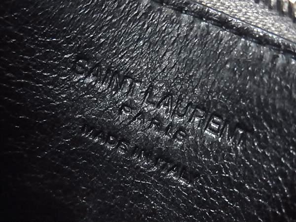 SAINT LAURENT サンローラン コイン カードケース フラグメントケース 458583 グレー レザー ユニセックス【本物保証】_1