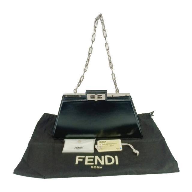 美品 FENDI フェンディ ショルダーバッグ PEEK A BOO CUT MEDIUM