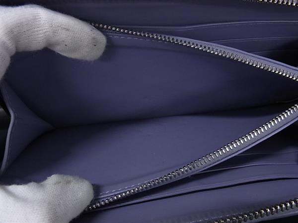 BOTTEGA VENETA ボッテガヴェネタ 長財布 イントレチャート ジップアラウンドウォレット 608053 ラベンダー系 レザー ユニセックス ラウンドファスナー シルバー金具【本物保証】_4