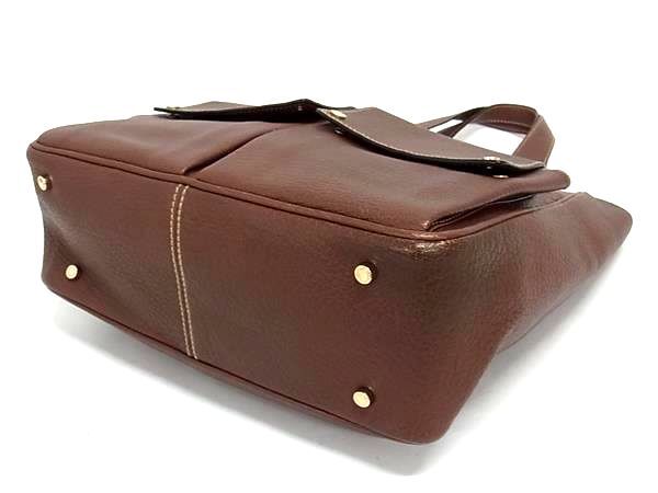 BVLGARI ブラウン トートバッグ 美品 BVLGARI ブルガリ トートバッグ マキシレッタレ - ブラウン系