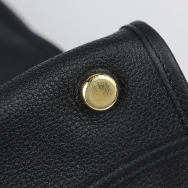 美品 GUCCI グッチ ロゴ ミディアム トートバッグ 674850 ショルダーバッグ エンボスレザー ブラック 2WAY ハンドバッグ 2022年【本物保証】_6