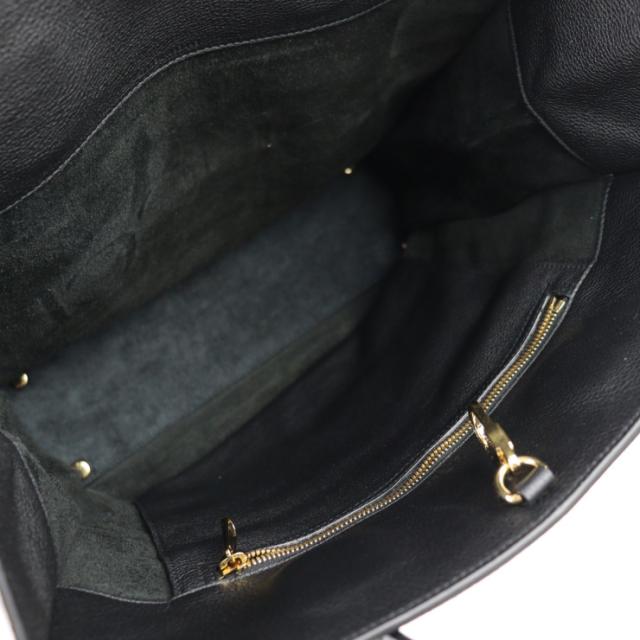 美品 GUCCI グッチ ロゴ ミディアム トートバッグ 674850 ショルダーバッグ エンボスレザー ブラック 2WAY ハンドバッグ 2022年【本物保証】_8