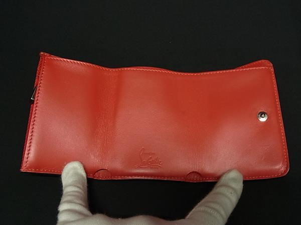 Christian Louboutin クリスチャンルブタン 三つ折り財布 ルビルゥ  