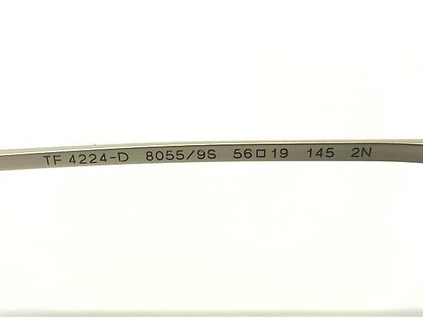TIFFANY＆Co ティファニー サングラス TF4224D ブラック クリアブルーグラデーション メタル ユニセックス 美品【本物保証】_4