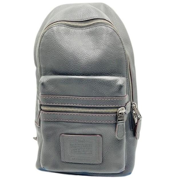 COACH コーチ ボディバッグ 32239 ダークブラウン系 レザー メンズ ショルダーバッグ 美品【本物保証】