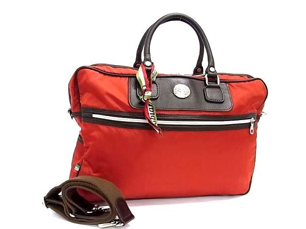 Orobianco◆オロビアンコ/ブリーフケース/ナイロン/ブラック/黒/バッグ/中古/セカンド オロビアンコ／orobianco バッグ ブリーフケース ビジネスバッグ 鞄