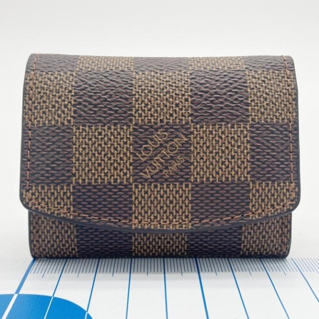 LOUIS VUITTON ルイヴィトン カフス ブトン･ドゥ･マンシェット M65043 シルバー系 メタル メンズ カフリンクス ダミエ 美品【本物保証】_3