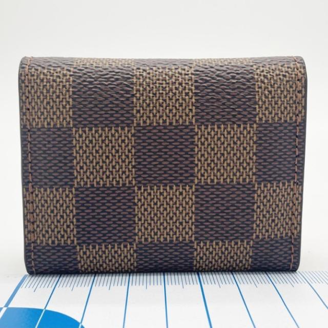 LOUIS VUITTON ルイヴィトン カフス ブトン･ドゥ･マンシェット M65043 シルバー系 メタル メンズ カフリンクス ダミエ 美品【本物保証】_4