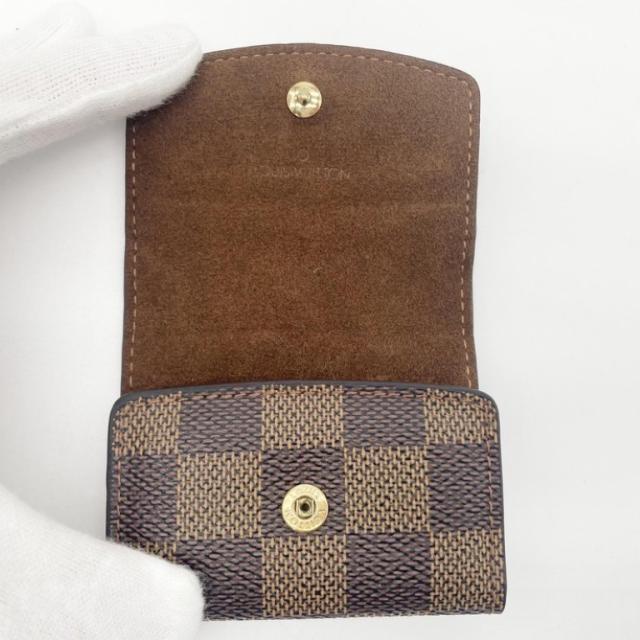 LOUIS VUITTON ルイヴィトン カフス ブトン･ドゥ･マンシェット M65043 シルバー系 メタル メンズ カフリンクス ダミエ 美品【本物保証】_7