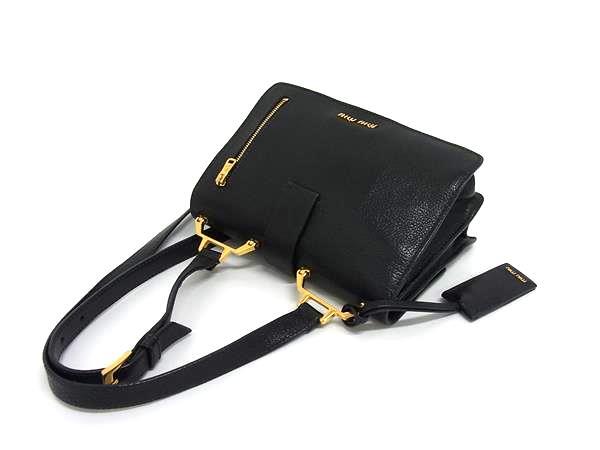 miumiu ミュウミュウ ショルダーバッグ マドラス RT0609 ブラック