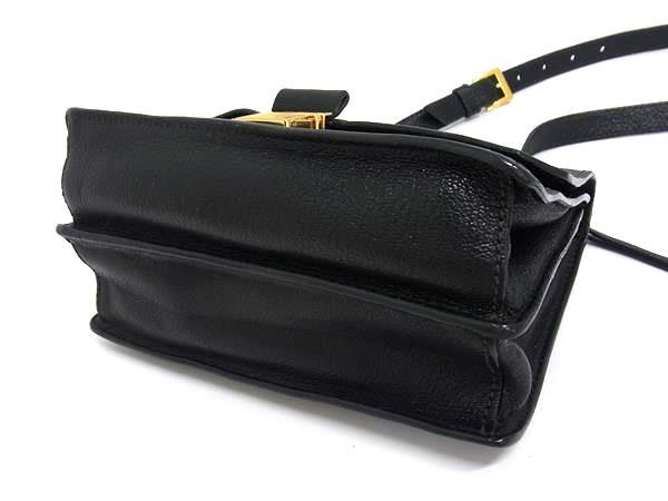 miumiu ミュウミュウ ショルダーバッグ マドラス RT0609 ブラック レザー レディース ゴールド金具【本物保証】_4