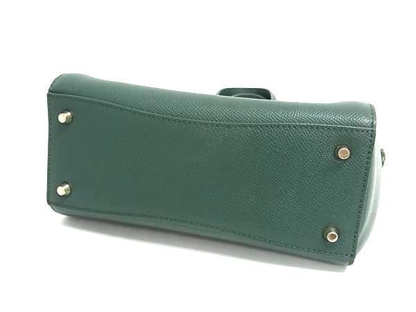 FURLA フルラ ハンドバッグ ミネルヴァ グリーン レザー レディース 